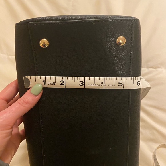 MICHAEL KORZ CLASSIC BLACK HANDBAG - Picture 12 of 13